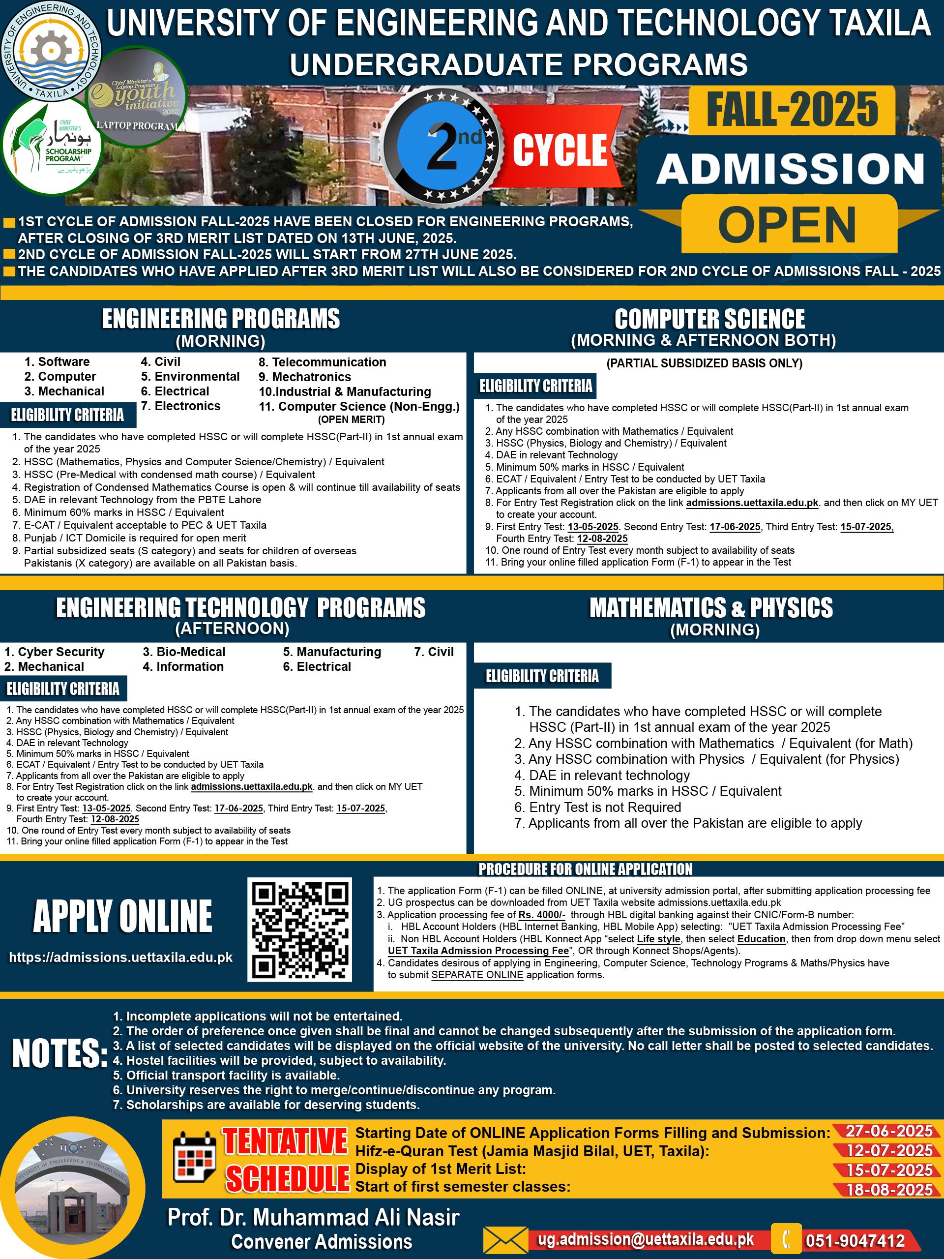 Fall 2025 Admissions